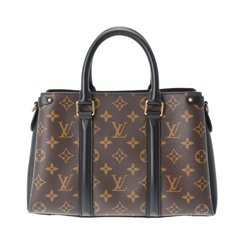 Louis Vuitton Monogram Soufflot NV BB Black Canvas Handbag